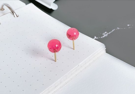 Punaises bol Roze Doorzichtig