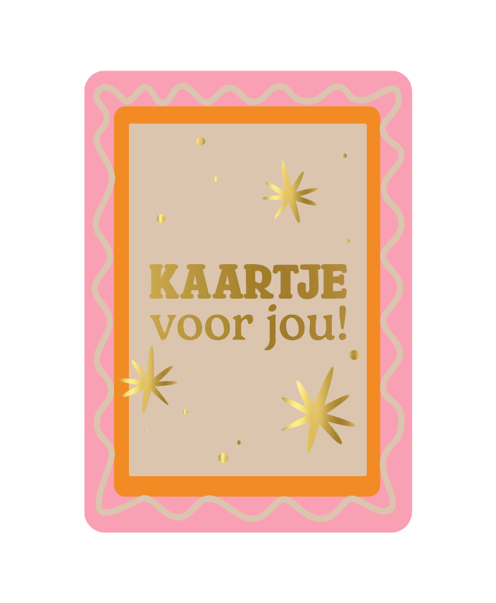 Ansichtkaart Kaartje voor jou! wenskaart