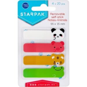 sticker marker dieren memo blaadjes pagina marker boekenlegger zelfklevend