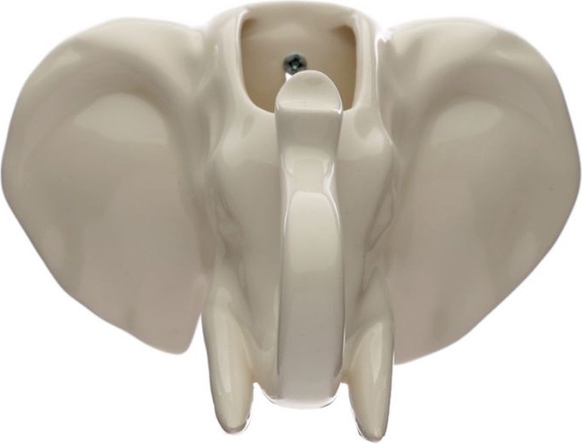 keramiek wand plantpot olifant bloempot - Afbeelding 2