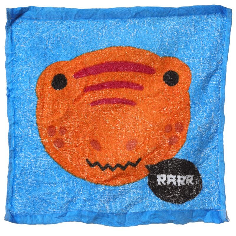 Magische handdoek dino oranje/blauw - Afbeelding 2