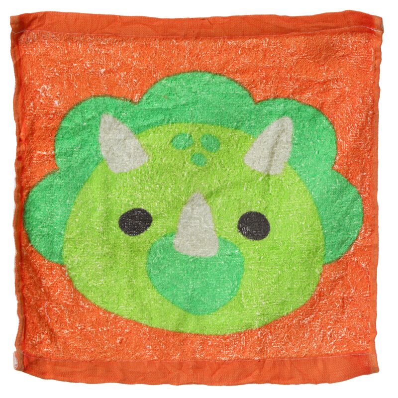 Magische handdoek dino groen 30x30 cm - Afbeelding 2
