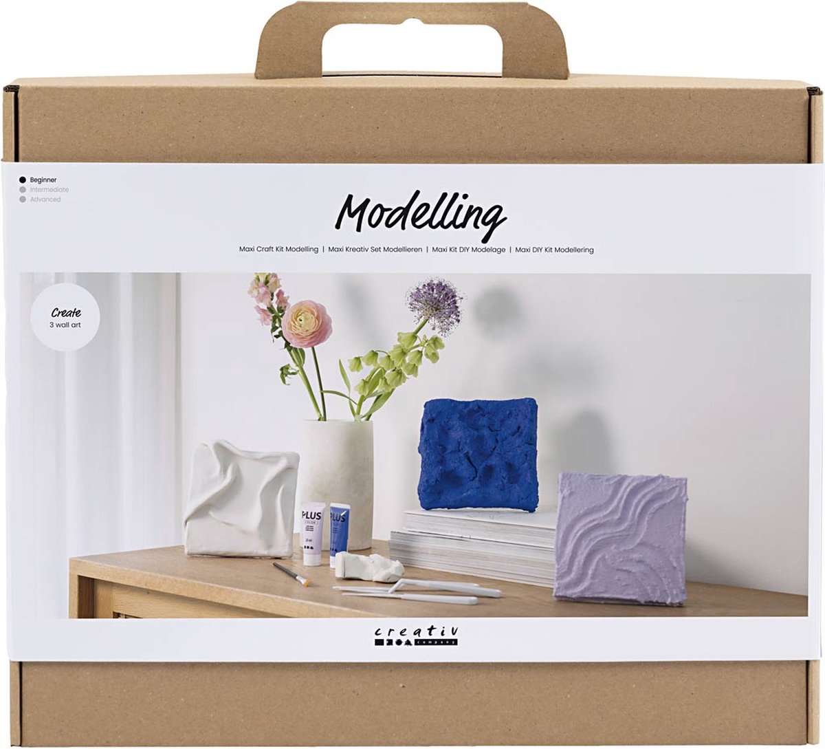 Maxi Hobbyset Boetseren Wanddecoratie - Afbeelding 3