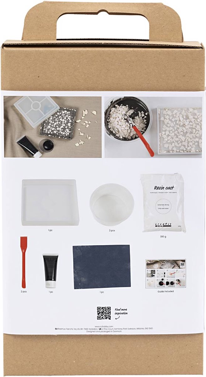 Hobbyset Hars Gieten Dienblad met Terrazzo - Afbeelding 3
