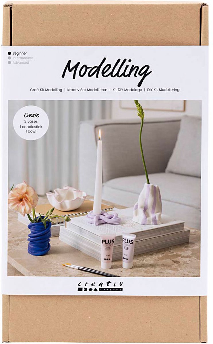 Hobbyset Boetseren Potten en Vazen - Afbeelding 2